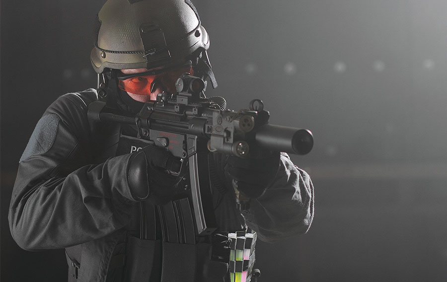 Ase Utra SL6i SMG MP5 Tri lug suppressor 2