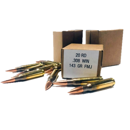 PMP .308 Win 143gr FMJBT PMP .308 143gr FMJBT