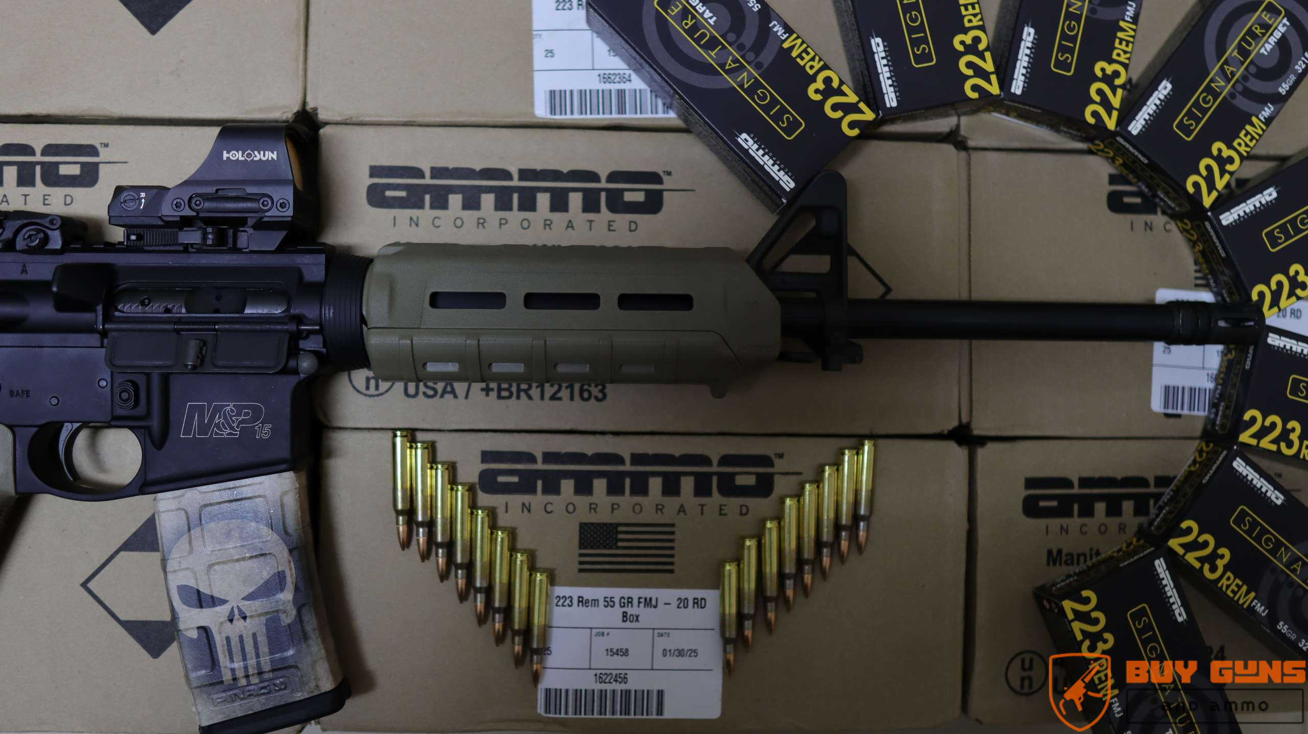 Ammo inc. Signature Target .223REM 55gr FMJ