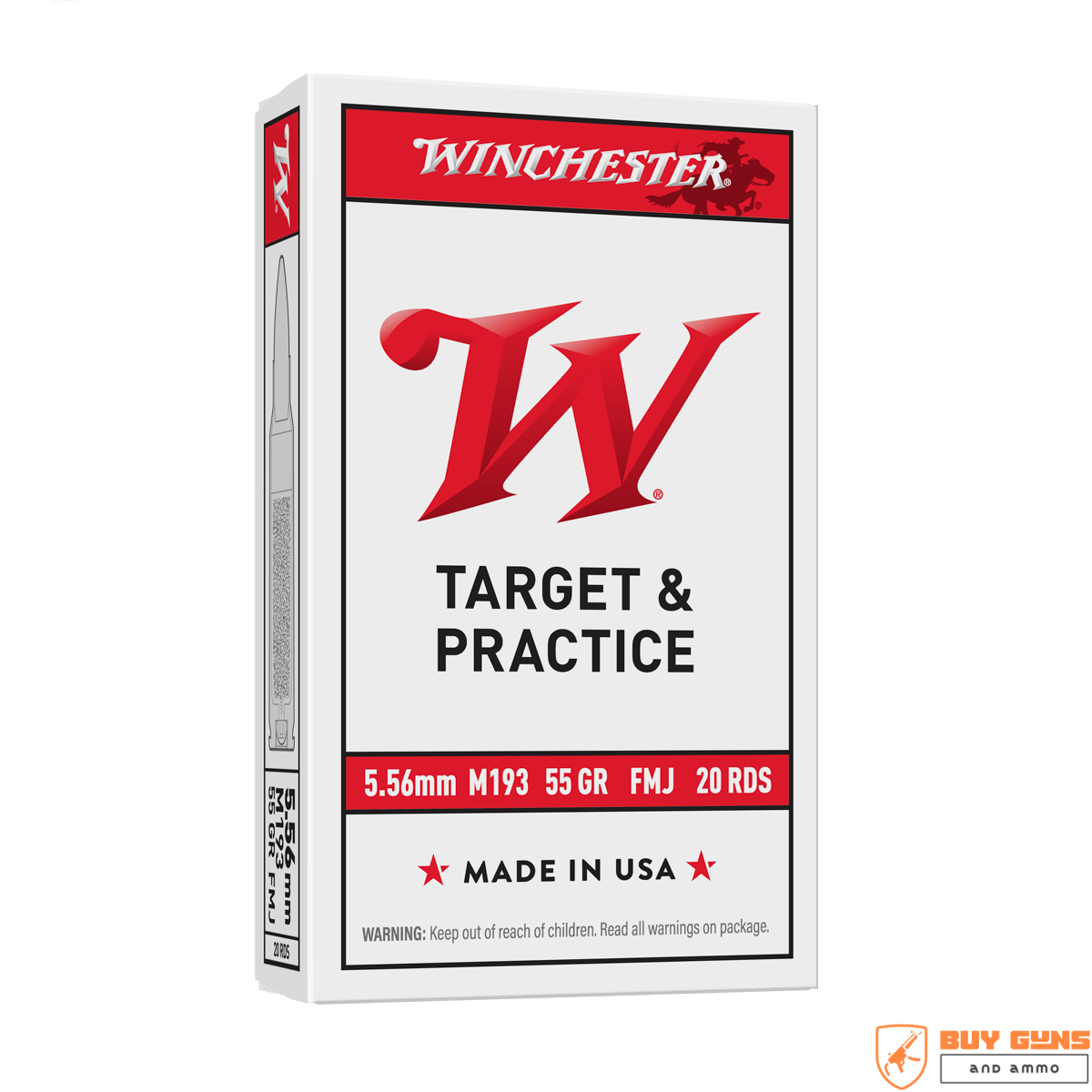 Winchester 556 NATO M193 55gr FMJ -1 Winchester 556 NATO M193 55gr FMJ