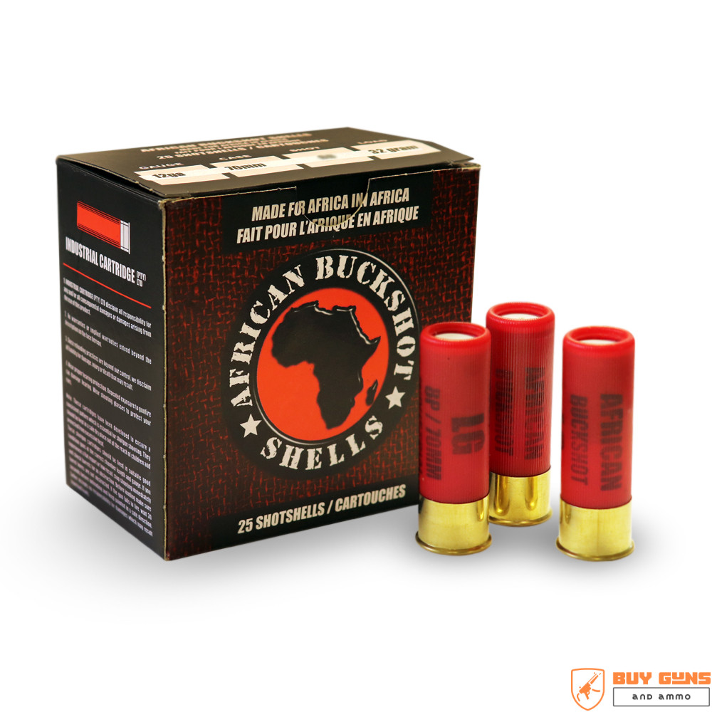 African Buckshot 12GA LG Buckshot